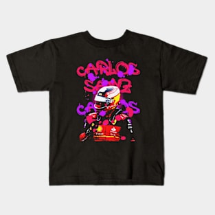 Carlos Sainz Neon Kids T-Shirt